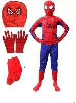 FANCY DRESSESWALE Spiderman Normal Kids Costume Wear (6 - 7 Years)