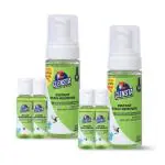 Clensta Instant Stain Remover for Clothes, Sofa & Car | Total 900 ml | 1 Bottle (150 ml) & 2 Concentrates (Makes 300 ml) | Pack of 2