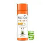 Biotique Sun Shield Aloe vera 30+ SPF UVB Sunscreen Ultra Protectective Lotion For Normal to Oily Skin, 120ml