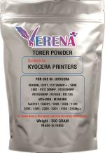 Verena Ultra Dark Black Toner Powder Compatible with Kyocera Toner Cartridge180,181,220,221,1800,1801,2200, 2201,1635, 1035,1135,2535,2035,2040,2050,3050,4050,6030,300i,3010i,1020 Pack of 1 (500 Gram)