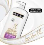 STRESS BGONE Keratin smooth Shampoo 1 L, With Keratin & Argan Oil for Straighter, Shinier Hair