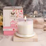 Iris Celeste Bell Jar Candle Fragrance Fragrance,285g 10oz Pearl Collection