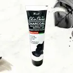 Knoll Healthcare Skin Shine Charcoal Face Wash for Oily Skin | Blackheads | Deep Cleansing, Skin Brightening with Activated Charcoal, Aloe Vera, Tulsi, Neem, and Menthol (Pack of 1)