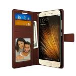 Foso Xiaomi Mi5 Brown Faux Leather Magnetic Back Cover 18.0 x 2.0 x 7 cm