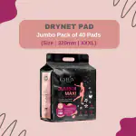 Cailin Care Extra Dry & Long Sanitary Pads Sanitary Napkins (Total 40 Pads | XXXL | 320mm)