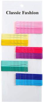 Yellow Pumpkin Colored metal Bobby Pins , Hair Accessories For girls Hair Styling Clips Hair Pin (Multicolor)