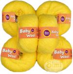 Simi Enterprise Dark Cream Acrylic Wool, Baby Wool 4 Ply Wool Ball Hand Knitting Wool, Art Craft Soft Fingering Crochet Hook Yarn-Pcart-Ef (Pack Of 8)