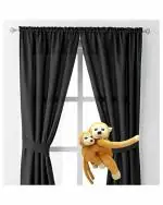 Tickles Plush Fabric Monkey Soft Toy Curtain Tiebacks Holder Clip 30 cm (Pack of 2)