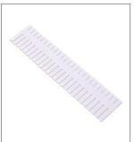 SYGA 4 pcs DIY Plastic Grid Drawer Divider Household Storage Strips_Large (White,47 CM*7CM)