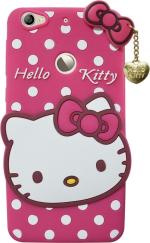 BINTAGE Back Cover for Kitty Samsung J4 (Pink, Waterproof, Silicon, Pack of: 1)
