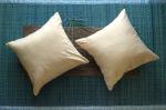 Earthy India Plain Cushion Cover 16 inch x 16 inch Set of 2 (Beige2)