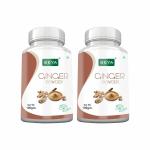 SEYA Ginger (Adrak) Powder (Sonth/Soonth/Saunth/Sauth), 100gm (Pack of 2) / No Added Sugar, Good for Digestions, Immunity Booster, Weight Management, Perfect for Tea, Cooking and Baking