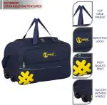 Urban Classic 75 L Duffle 2 Wheeler Bag for Travel |2 Wheel Luggage Bag |Travel Bag | Duffel Bag With Strolley (Navy Blue)