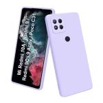 Rakulo For Redmi 10A Liquid Silicone with Camera Protection Back Cover Case (Lavander)