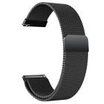 LIDDU Stainless Steel Smart Watch Strap for Crossbeats Orbit, Crossbeats Orbit Apex, Crossbeats Orbit Sports and Crossbeats Ace (Black)