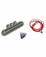 Zoltamulata Indrakshi Kavach and Gemstone Yantra with Pooja Packet, Instruction Manual