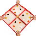 Clapjoy Multicolor 4 In 1 Fastest Finger First Board Games - 4 Players - 5 Years And Up