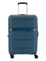 American Tourister Linex Blue Polypropylene 77 Cms Large Check-In Hardsided Trolley Bag