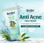 SRI SRI TATTVA Shuddhta ka naam Anti Acne Face Wash - For Radiant & Spotless Skin, 150ml | Pack of 2