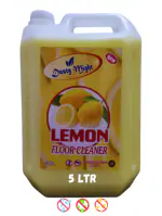 Dusty Might- Lemon Floor Cleaner, Disinfectant Phenyl Liquid, Surface Cleaner - 5 Ltr
