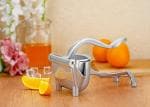 Whinsy Fruit Juicer -Aluminium Fruit Hand Squeezer Heavy Duty Lemon Orange Juicer Manual Fruit Press