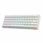Redragon K530 Draconic 60 Percent Compact RGB Wireless Mechanical Keyboard, 61 Keys TKL Designed 5.0 Bluetooth Gaming Keyboard (White)