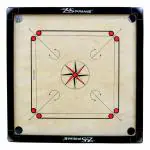 ZS PRIME 32 Inch Full Size Wooden Carrom Board with Coinset, Striker | Premium Wooden Carrom Board with Smooth Playing Surface, Durable Frame