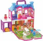 Myhoodwink Dream Palace Doll House| Play Set| Girls Doll House| Play Set with Accessories| Incomplete