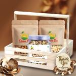 Dawn Lee Diwali Dry Fruits Combo Hamper-Pack of Almond, Cashew, Roasted & Salted Pistachios