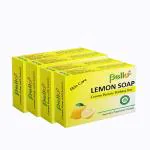Bello Lemon Cream Beauty Bathing Soap Bar 100 G Pack of 4