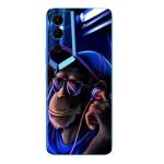 Toppings Printed Matte finish Vinyl Skin Sticker (This is not Back Case Covers) Scratch Less for Mobile Back and Camera lens for Tecno Pova Neo 3 Design H06 -MT