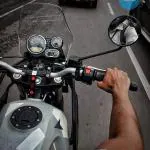 THROTTLE AND THUMP Mirror Set of 2 Black for Himalayan Royal Enfield Model only Bike Fitting