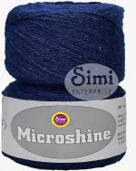 Simi Enterprise Navy Wool Knitting Yarn Wool Microshine Best Used With Knitting Needles, Crochet Needles Wool Yarn For Knitting. -Lb Art-Dbc, 200 G