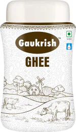 Gaukrish Premium Desi Danedar Cow Ghee 1 Litre Jar