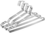 ROCKFIELD Seropy Clothes Hangers 30 Pack Coat Hangers Non Slip Wire Hangers Clothing Hangers Heavy Duty Metal Hangers Space Saving Ultra Thin Hangers of Stainless Steel Hanger for Clothes 16.5 Inch