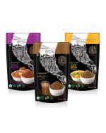 The Flavour Trail by Swani, Organic Mumbai Pav Bhaji Masala, Organic Bombay Cutting Chai Masala and Organic Royal Garam Masala, 300gms (Pack of 3)