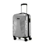 Stony Brook by Nasher Miles Shield Hard-Sided Polycarbonate Cabin Silver 20 inch |55cm Trolley Bag