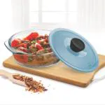 Milton Glass Transparent Treo Glass Solid Casserole 750 Ml