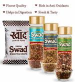 Swad Candy Pack, Navratan Mukhwas, Bambaiya Mix, Roasted Saunf, 25 Toffee (4 units) 480g
