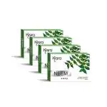Kisra Neem Soap Deep Pore Cleansing, Herbal Soap for Removing Dirt & Impurities | Suitable for All Skin Types, 75gm (Pack of 4)