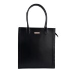 Peace N Keep Sleek Serenade Handbag Vegan Leather Perfect for Home, Office, Occasion- Women (Matte Black)