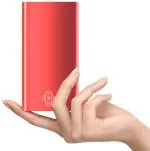 MI-STS FX08 Dual USB Charger 10000mAH Fast Charging Powerbank with LED Indicator Red (Lithium Polymer, Fast Charging for Mobile)