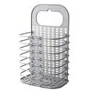 Assortire Hanging laundry basket ,Folding laundry basket, Collapsible laundry basket ,Wall-mounted laundry basket,Space-saving laundry basket ,Portable laundry basket,Hanging laundry hamper , Foldable clothes storage solution (Pack of 1)