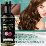 KURAIY Onion oil Anti-Frizz Hair Serums Hair Growth Essential Oil Damaged Care Repair Nursing Frizzy Hair Scalp Care 50ml