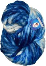 M.G Enterprise Wool Yarn, Jumbo tres Indigo 450 Grams.