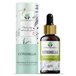 Gyan Organics Citronella Essential Oil for Mosquito repellant, Healing Wounds and Uplifting Mood