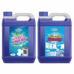 MBK Washing machine liquid detergent top load and front load With New Fresh Multi Fragrance Liquid Detergent Pack Of 2 (5+5 Ltr)