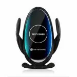 Sevenaire M1 Wireless Car Charger with 15W Fast Charging, Auto-Clamping l Car Charger l Android Wireless Charger l iPhone Wireless Charger l Car Mobile Holder Charger