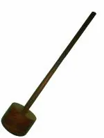 Arman Spoons Brown Wood Whisk Masher - 12 Inch (Pack Of 1)