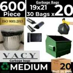 ALXIND Black Medium Garbage Bag 18 ltr - 600 Pcs